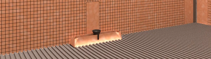Instalación de platos de ducha a ras de suelo | BdB + Schlüter Systems